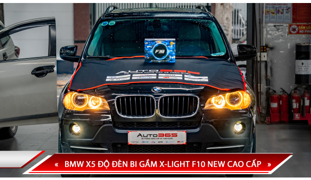 BMW X5 ĐỘ ĐÈN BI GẦM X-LIGHT F10 NEW CAO CẤP